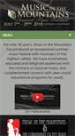 Mobile Screenshot of musicinthemountains.com